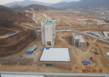 김천조경현장 전경사진입니다.