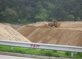 삼학지구 농경지 리모델링 사업 현장입니다.