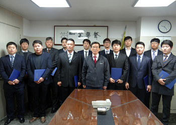 진급자 사령장 수여식
